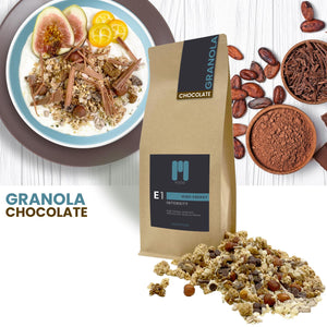 GRANOLA INTENSITY WITH CHOCOLATE | Packed per 500 and 900 grams