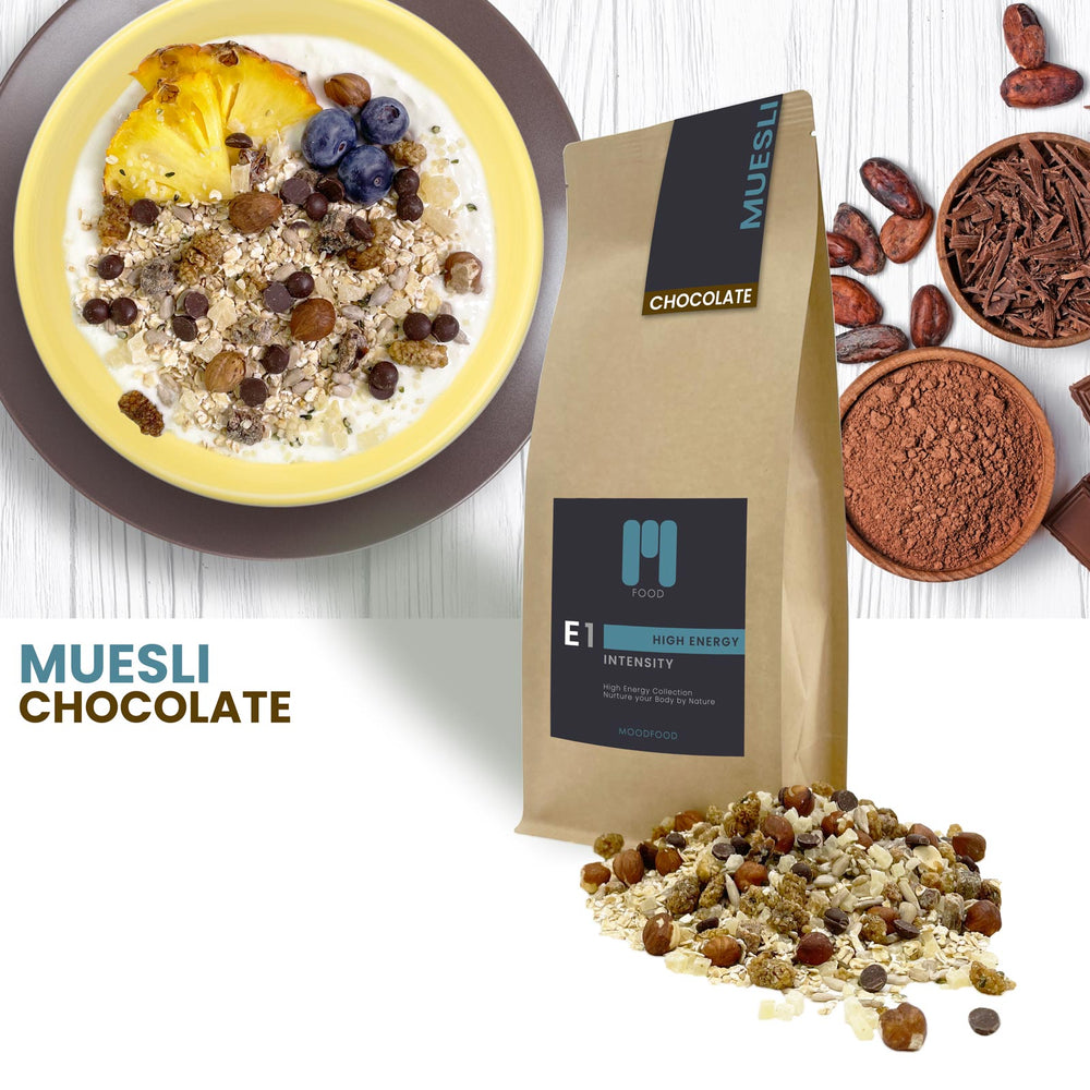 MUESLI INTENSITY MET CHOCOLADE | Verpakt per 500 en 900 gram