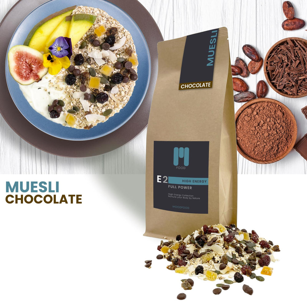 MUESLI FULL POWER WITH CHOCOLATE | Packed per 500 and 900 grams