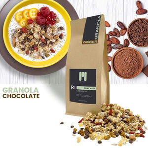 GRANOLA LOOSEN UP MIT SCHOKOLADE | Verpackt pro 500 und 900 Gramm